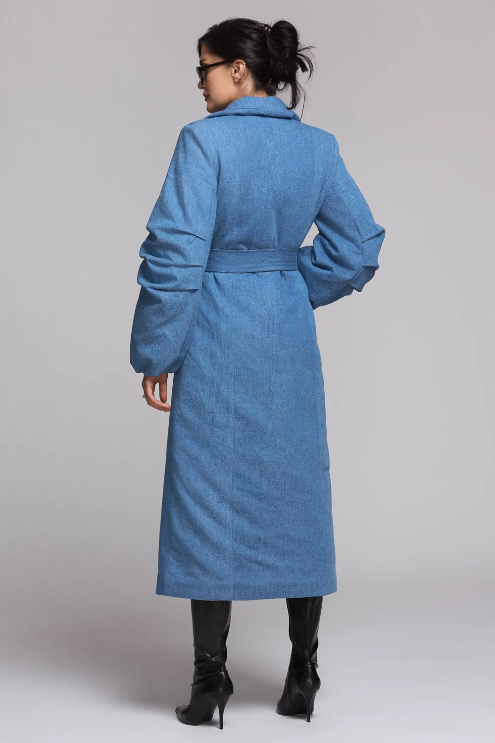 Grama Shop Denim trench bumbac organic S