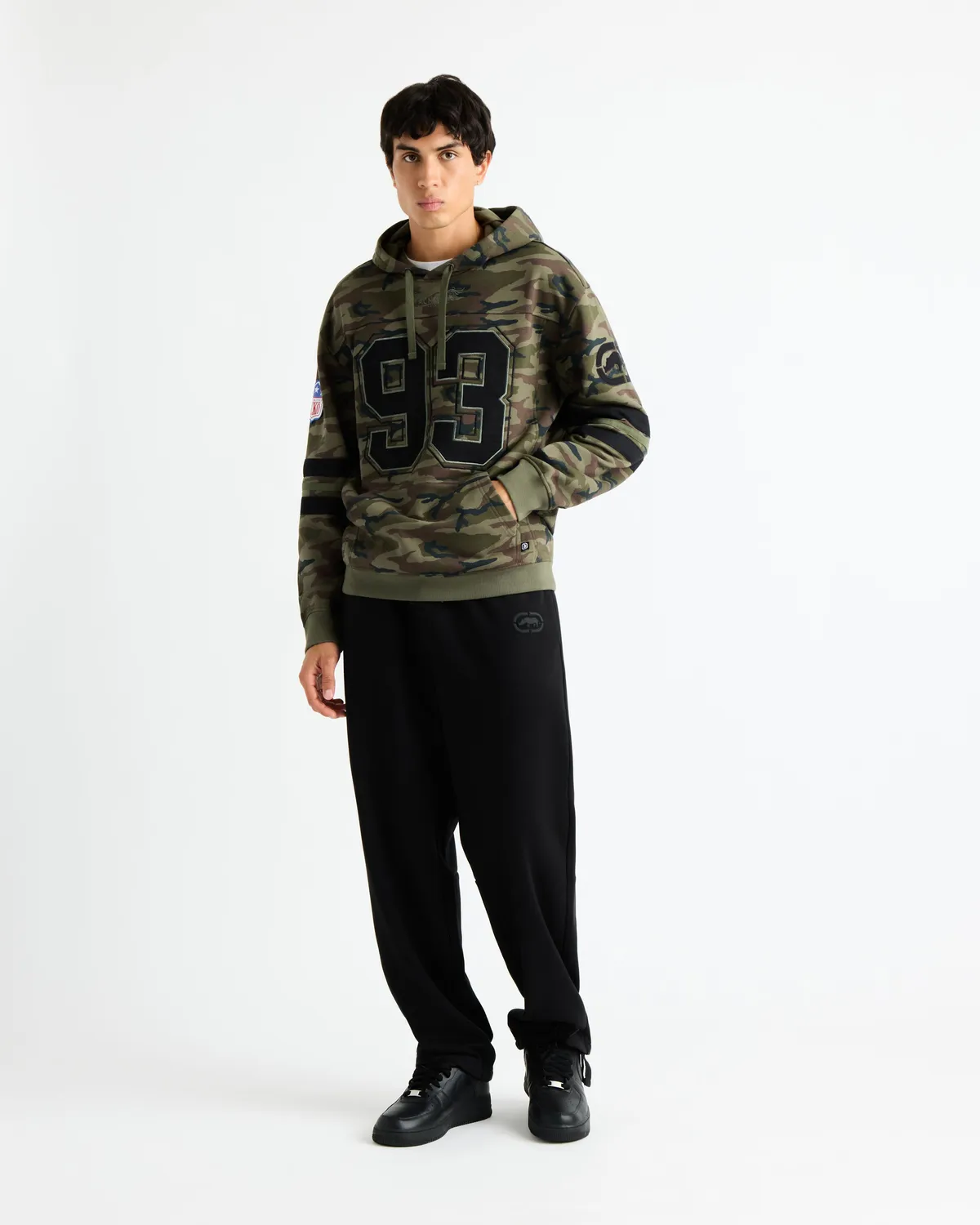 Ecko Red Classic Wide Leg pantaloni trening fleece