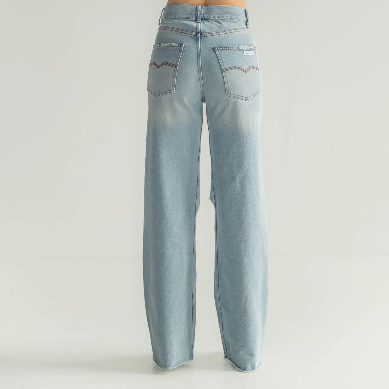 Dualitae Alysa jeansi negri bumbac S-L