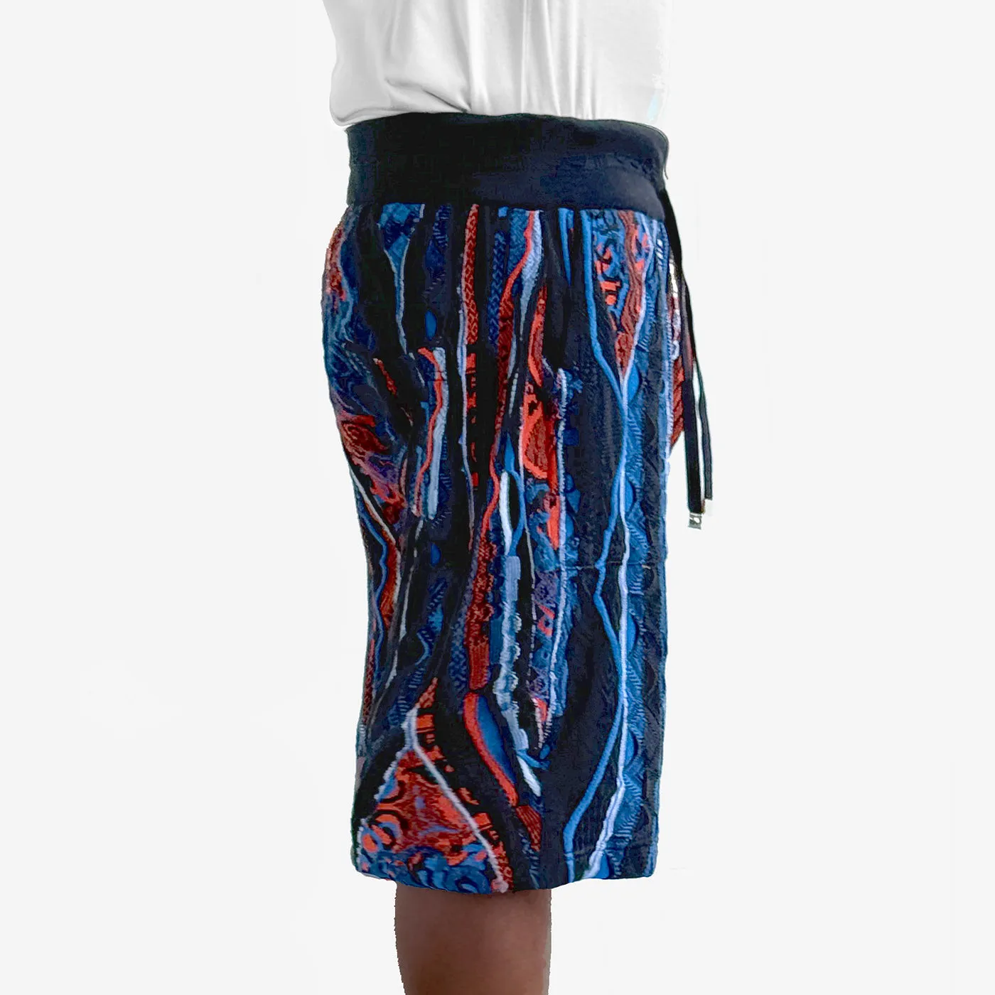 COOGI Navy Orange sort tricotat bleumarin-portocaliu