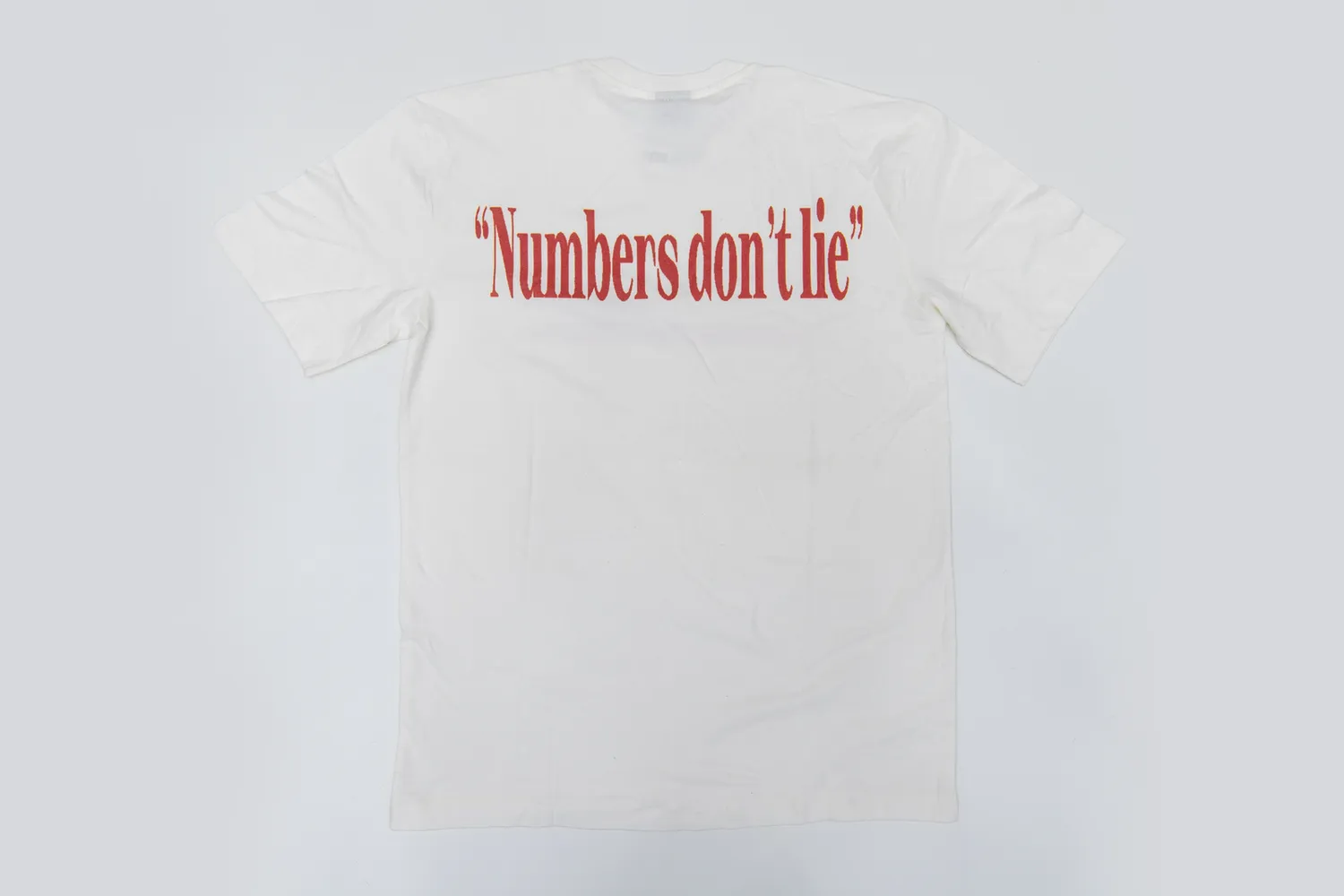 CREATEDBY Numbers Don’t Lie tricou regular negru bumbac