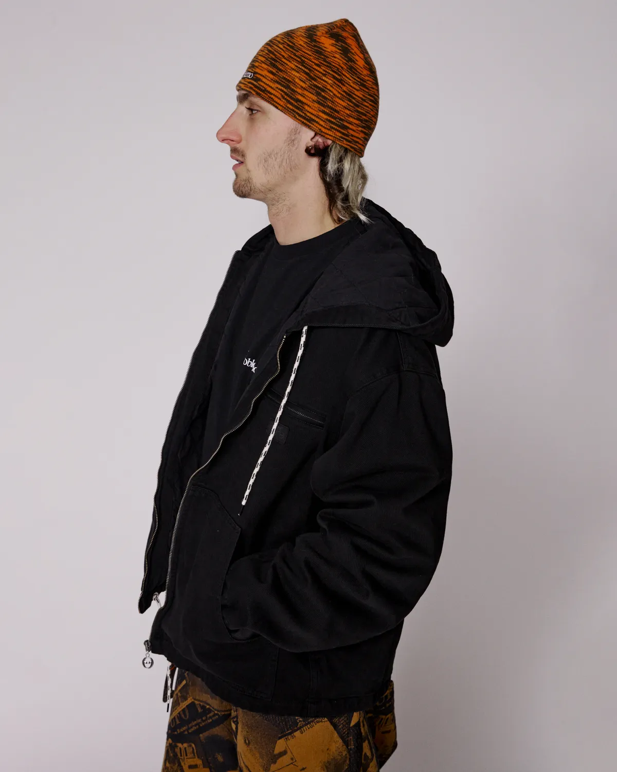 No Problemo Workwear Jacket geacă neagră ripstop bumbac