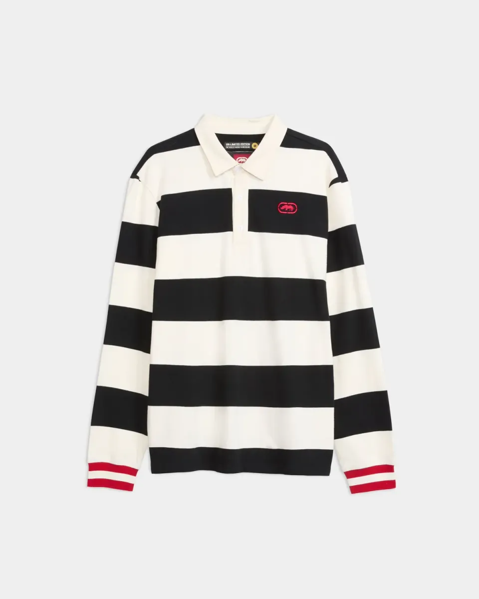 Ecko Red Crash Out tricou rugby dungi bumbac