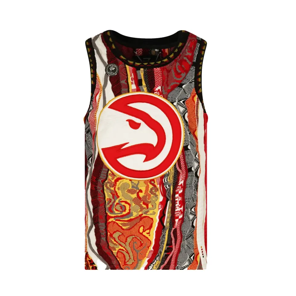 COOGI X NBA X Protege Atlanta Hawks vestă tricot multicolor