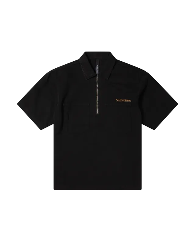 No Problemo Mini Problemo SS Work camasa neagra twill
