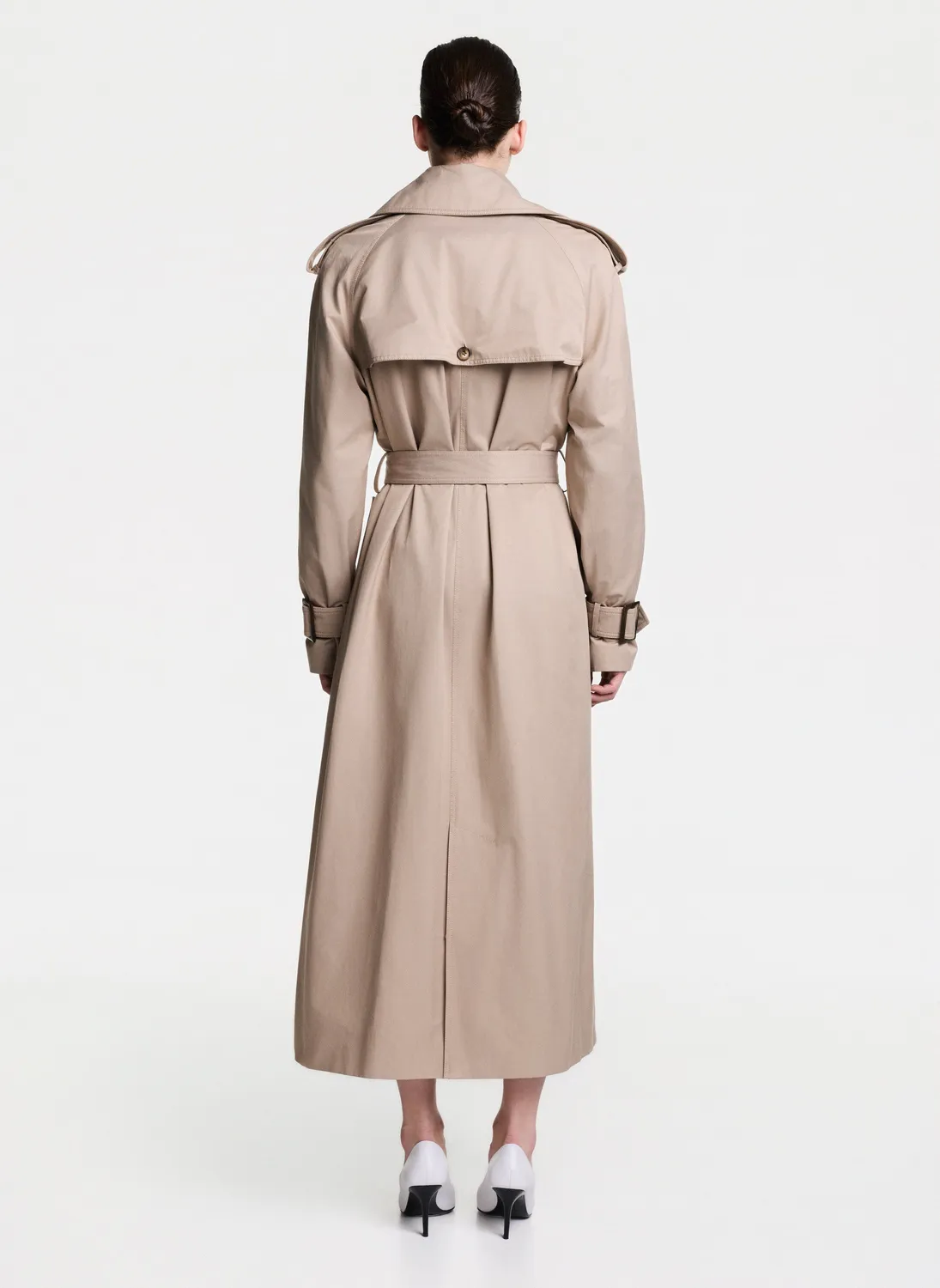 Dualitae trench lung bej arhitectural S-XL