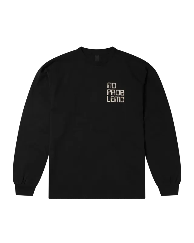 No Problemo No Vision bluza neagra maneca lunga