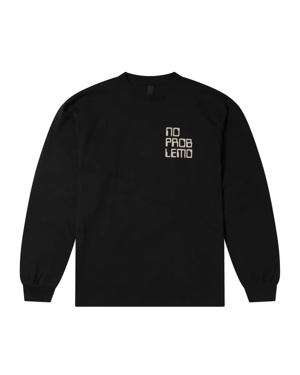 No Problemo No Vision bluza neagra maneca lunga