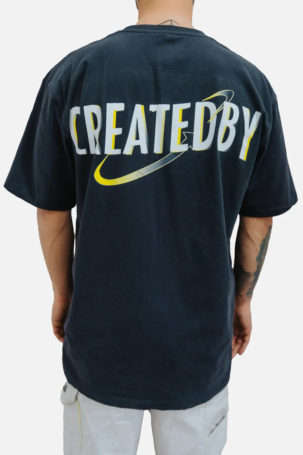 CREATEDBY Numbers Don’t Lie tricou regular negru bumbac