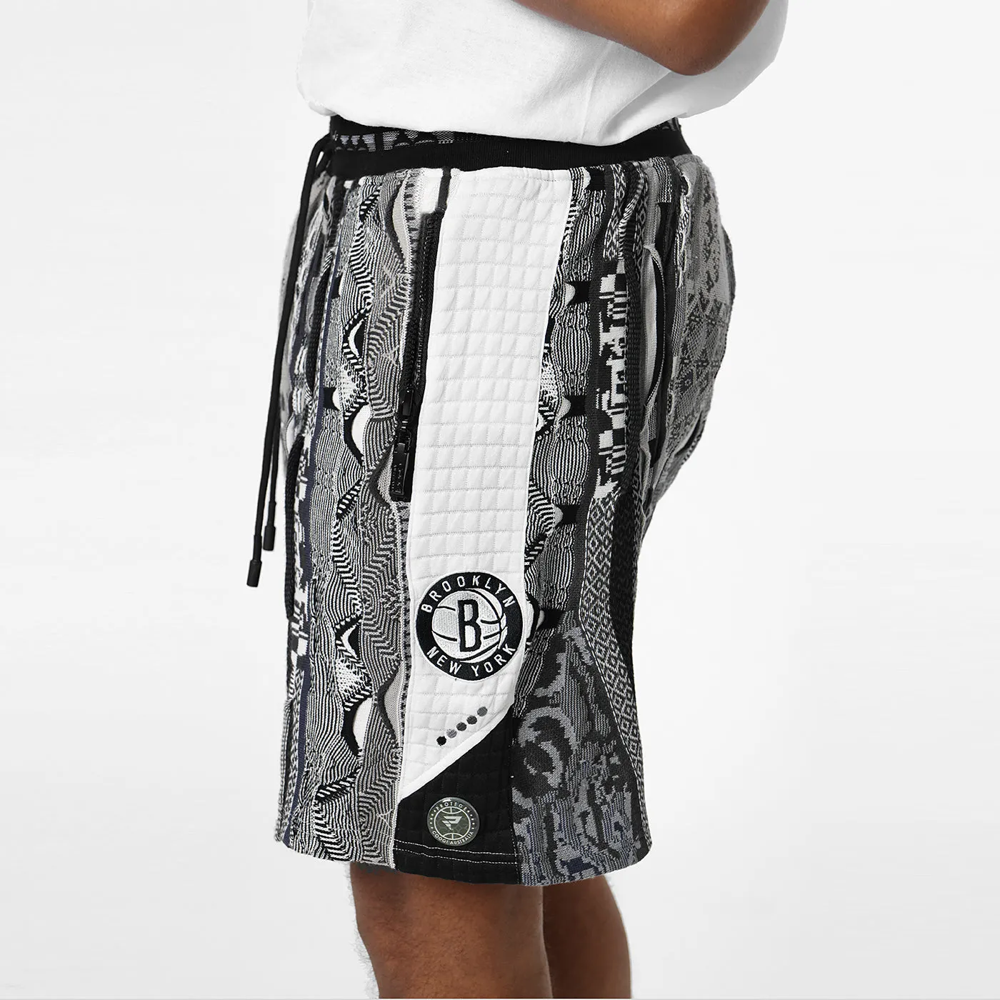 COOGI X NBA Brooklyn Nets sort baschet negru tricotat