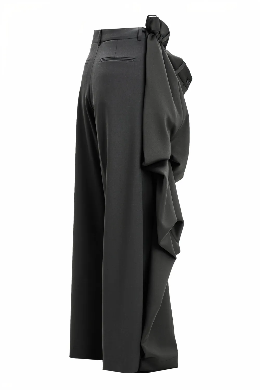 Dualitae Solene Black Trousers pantaloni negri 113 cm