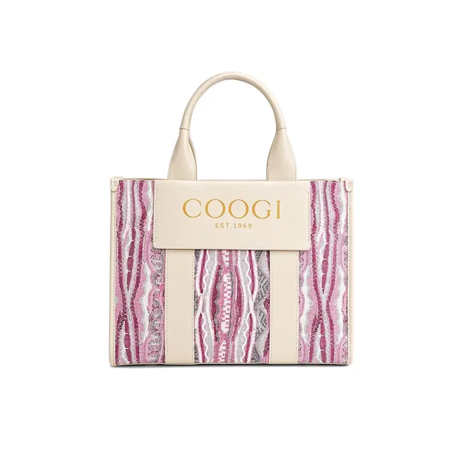 COOGI Hamptons Tote geanta fuchsia piele sintetica