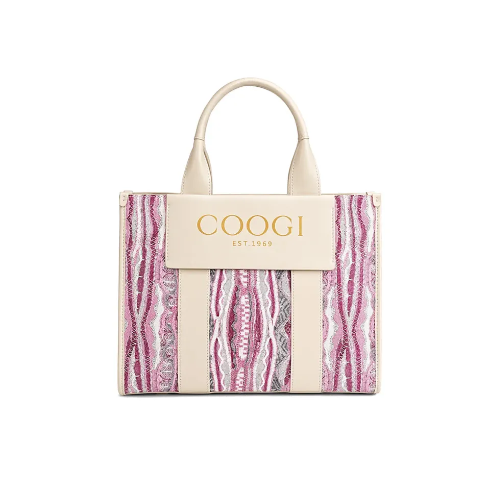 COOGI Hamptons Tote geanta fuchsia piele sintetica