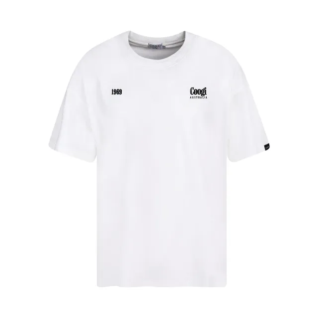 COOGI Mask Tee tricou oversized alb imprimat