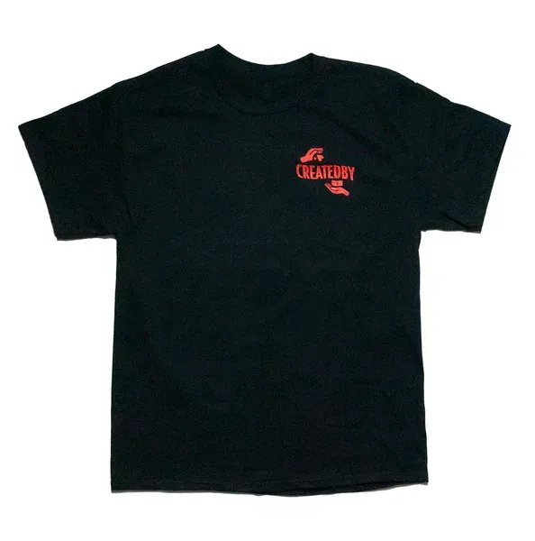Createdby Love Over Money tricou negru bumbac