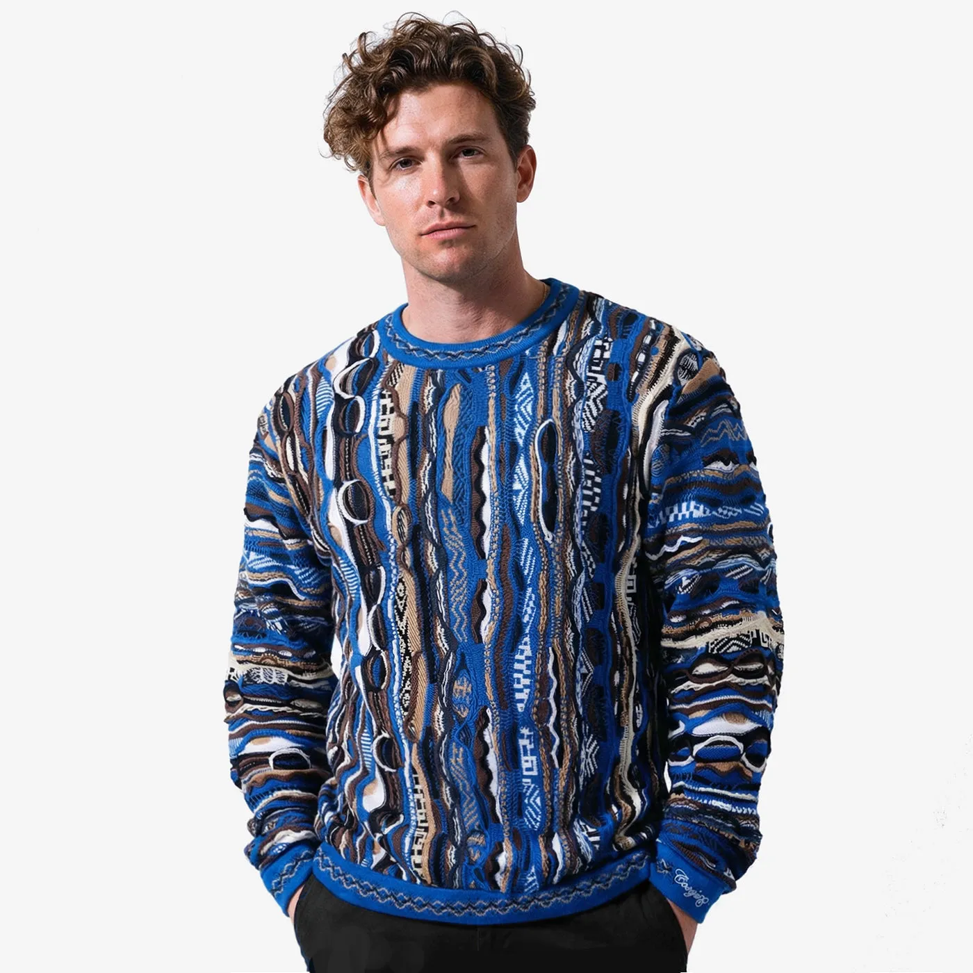 COOGI Vegas Crewneck pulover multicolor bumbac mercerizat
