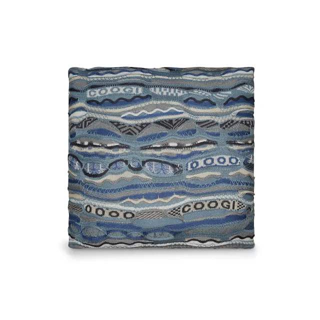 COOGI Pacific Blue Throw Pillow perna 21x21 multicolora