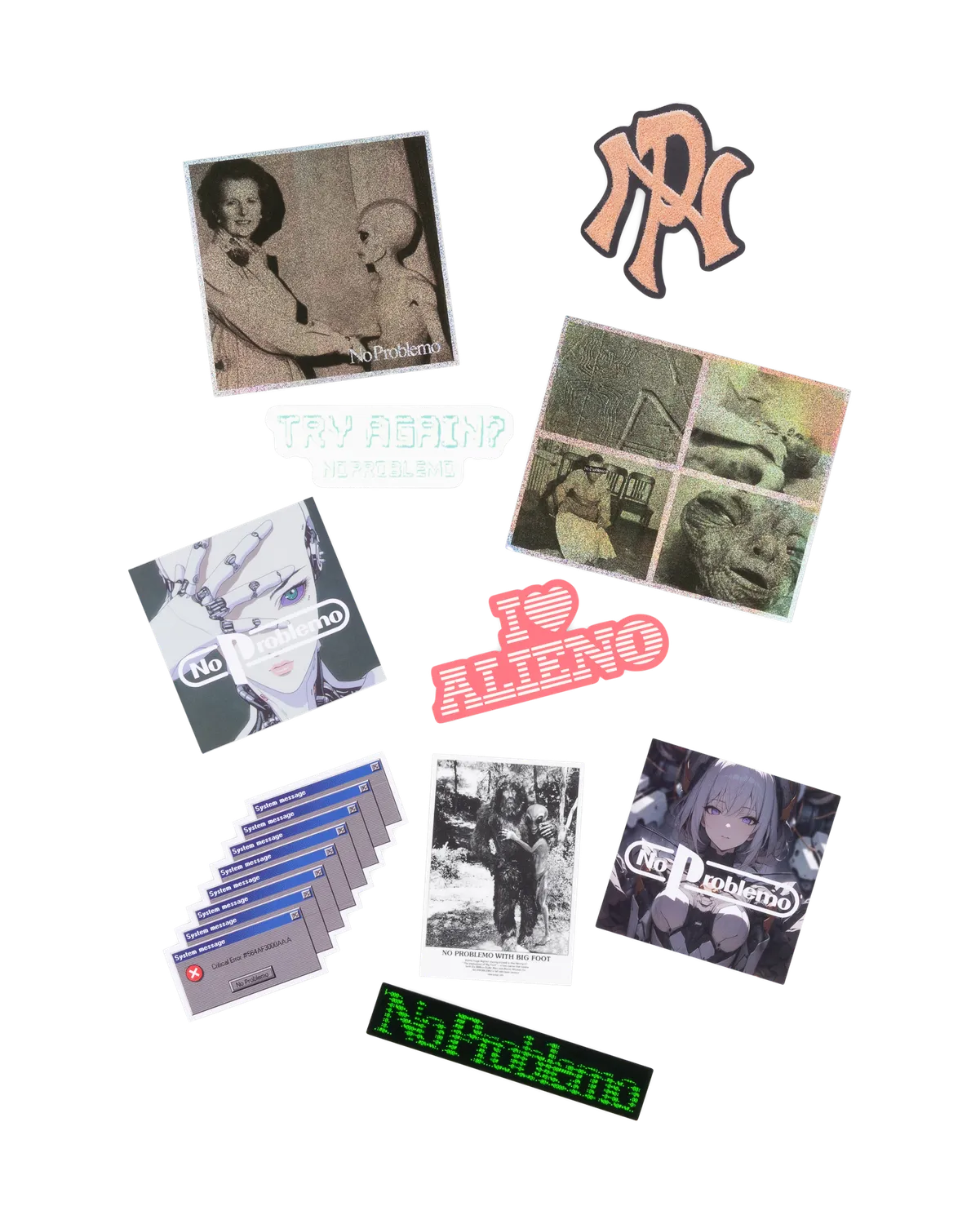 No Problemo Sticker Pack stickere multicolor