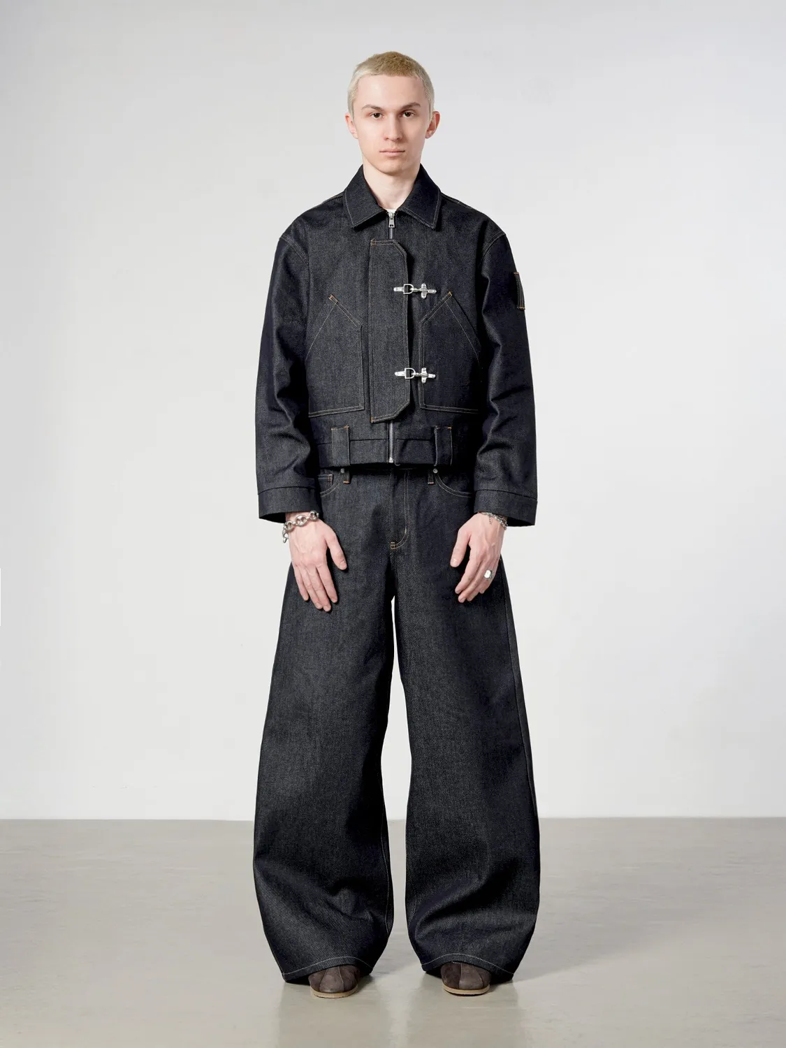 Enrage Fatigue Jacket geaca denim raw indigo