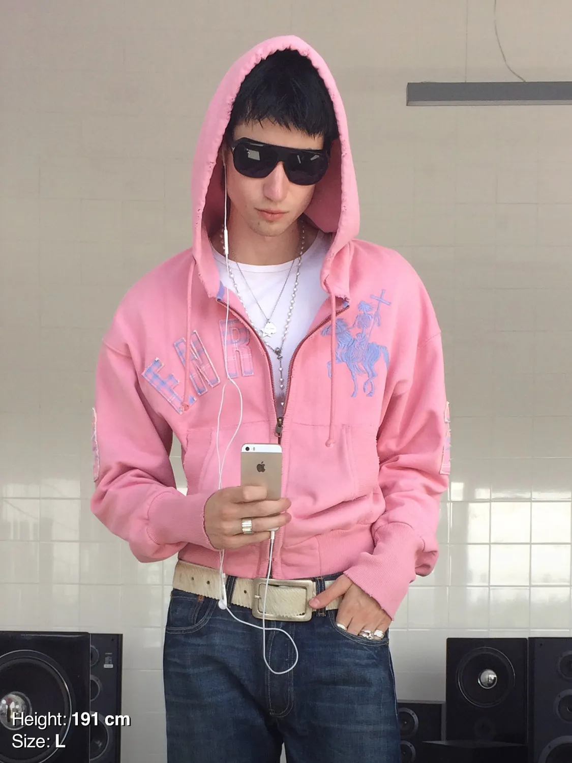 Enrage 2010 Zip Hoodie hanorac roz bumbac