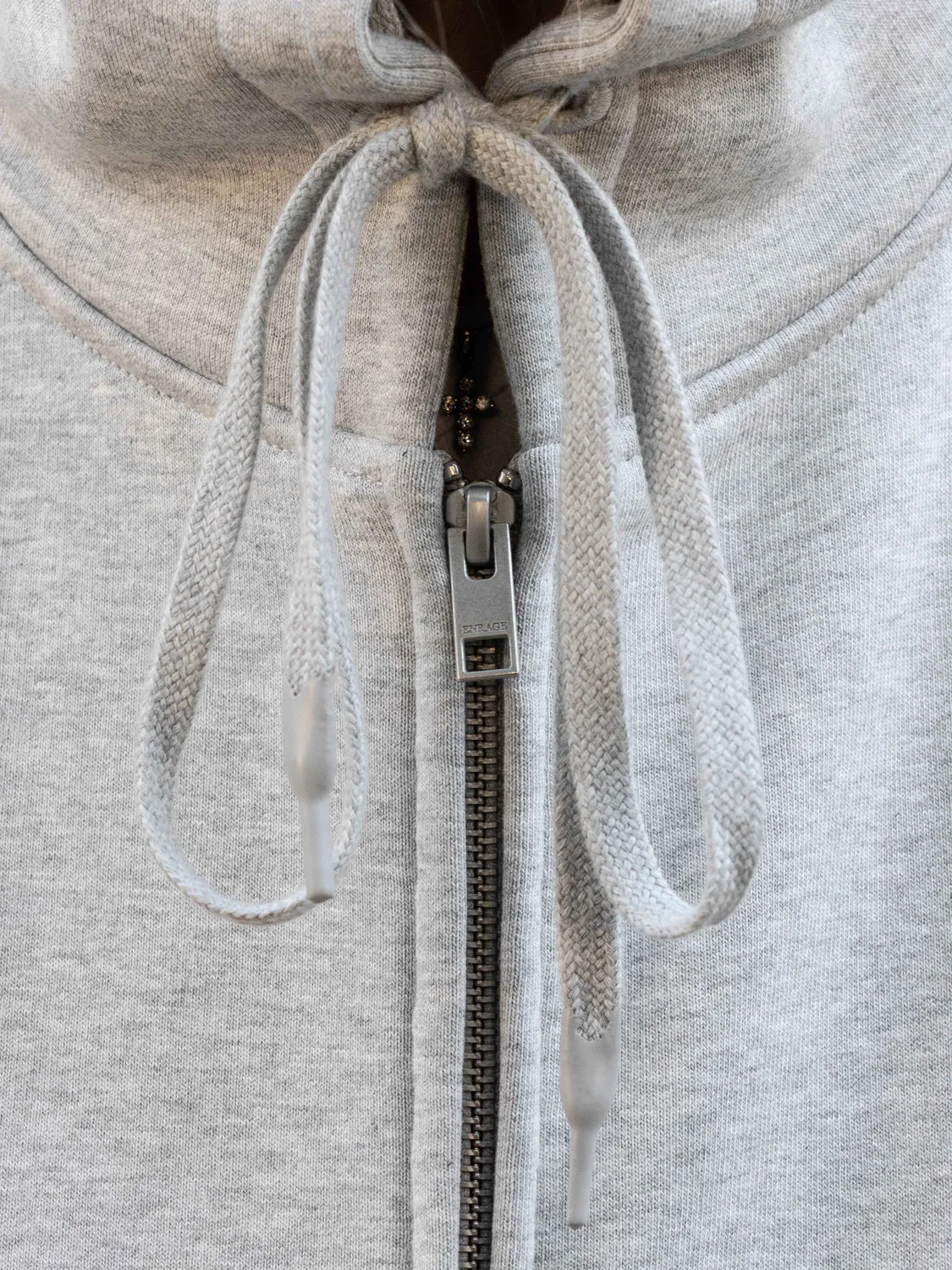 Enrage Bubble Zip Hoodie hanorac gri gros