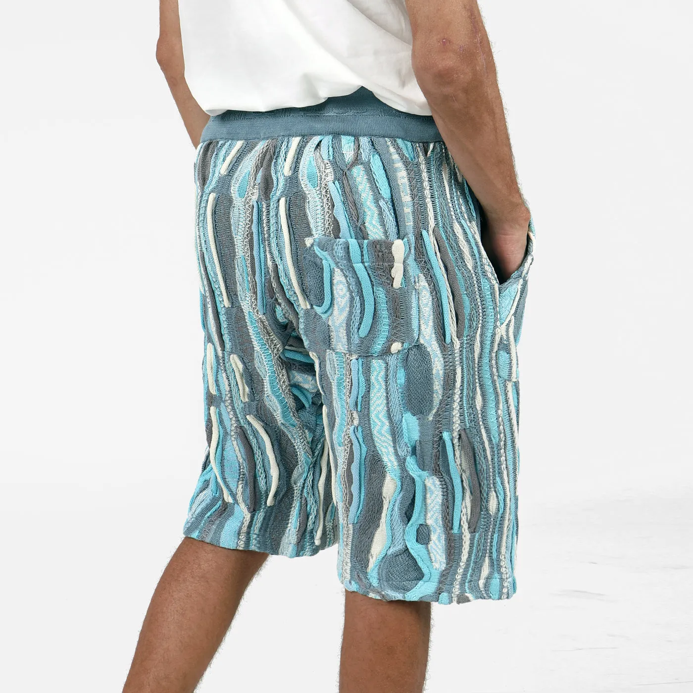 COOGI Ocean Blue sort tricotat albastru bumbac