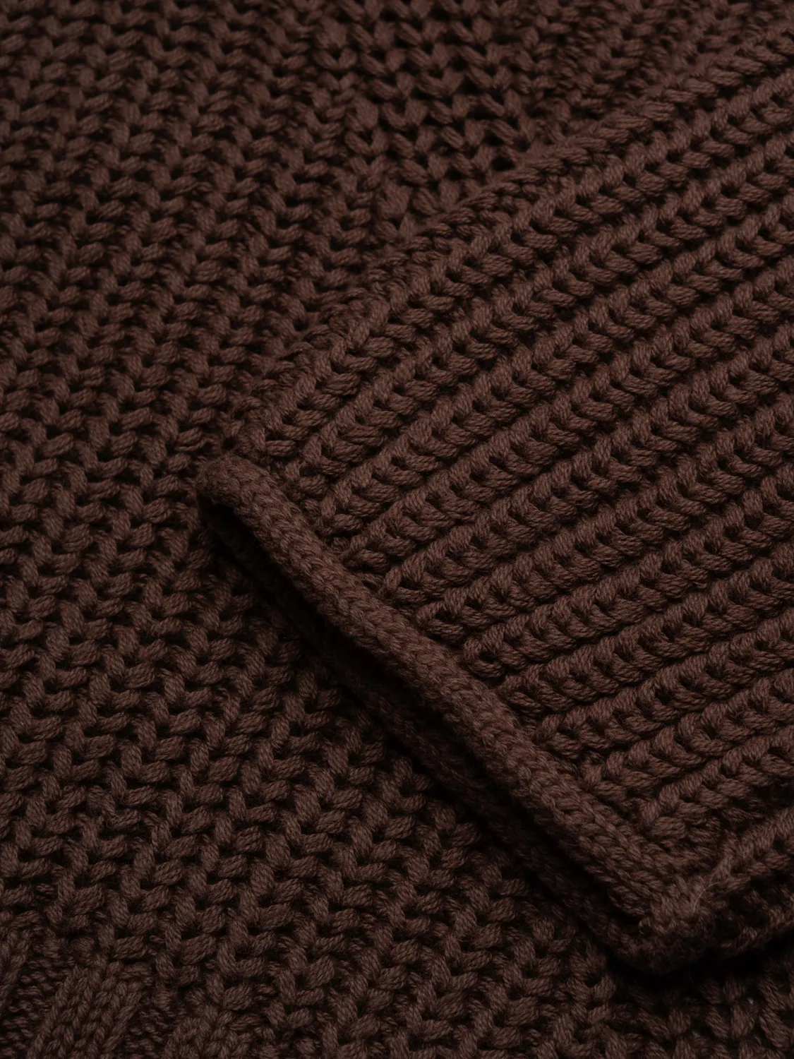 Enrage Quarter Zip pulover maro bumbac