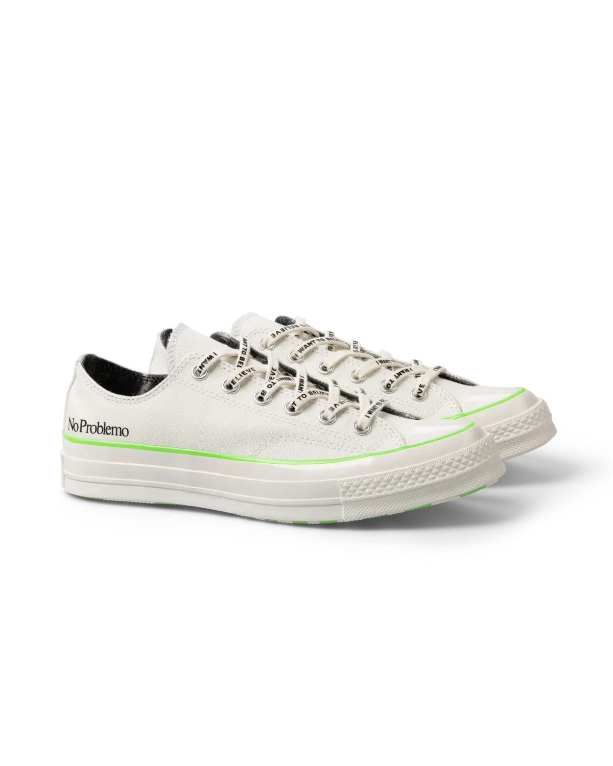 No Problemo Converse Chuck 70 adidasi albi unisex