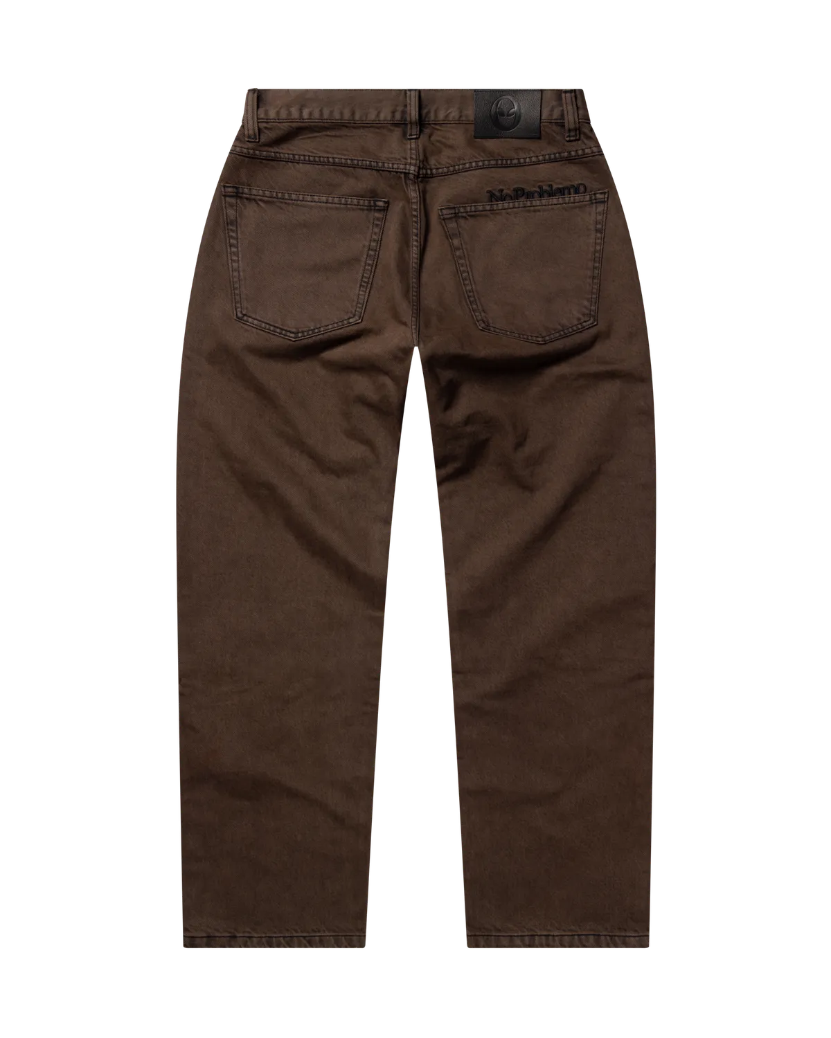 No Problemo Double Knee pantaloni Brown denim cargo