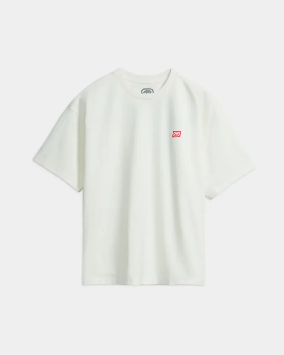Ecko Red Namesake tricou oversize greu cu spate grafic
