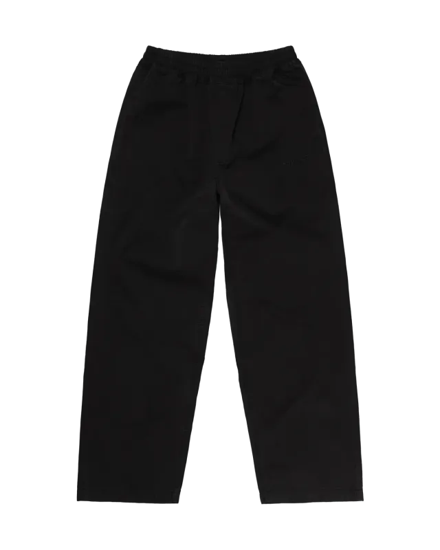 No Problemo Canvas Work pantaloni negri canvas bumbac