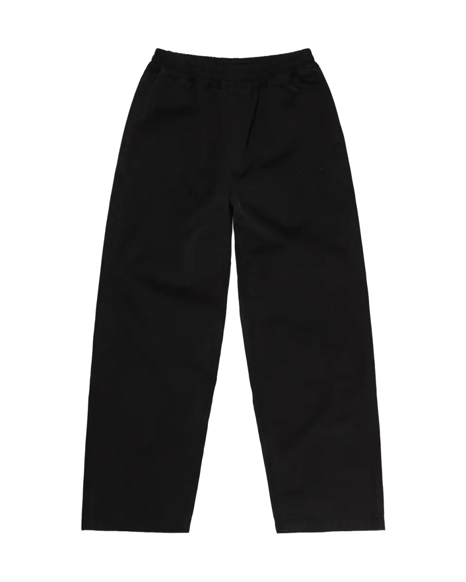 No Problemo Canvas Work pantaloni negri canvas bumbac